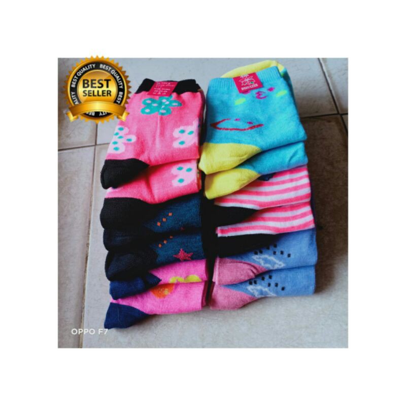 KAOS KAKI MOTIF WANITA (ledies 3/4)