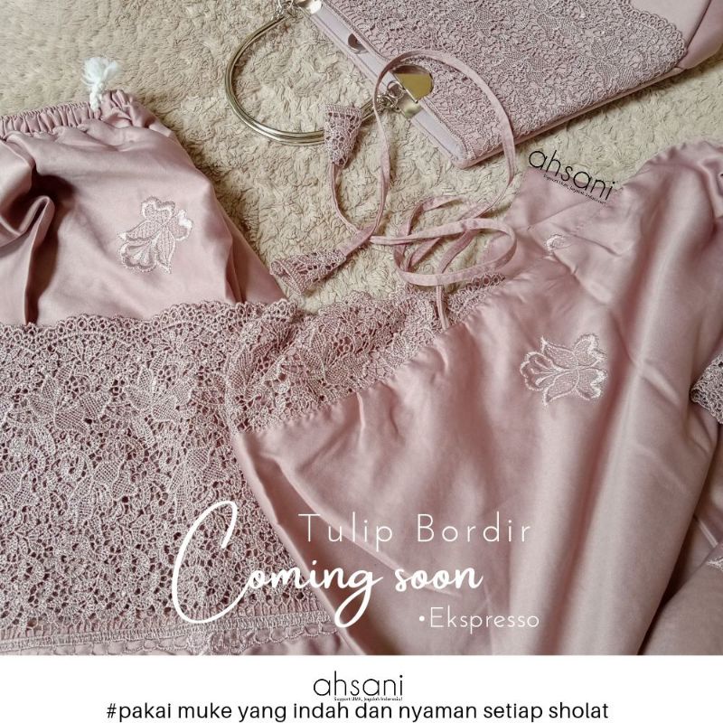 New‼️Mukena Tulip Bordir By Ahsani