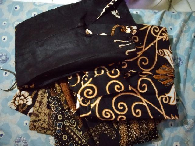Bswart Batik Hrb026 Kenongo Hem Pendek Padi Pekalongan M L Xl Batik Pria Murah Modern Grosir