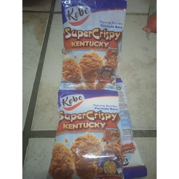 

Tepung kobe crsypy 1Renteng isi 10