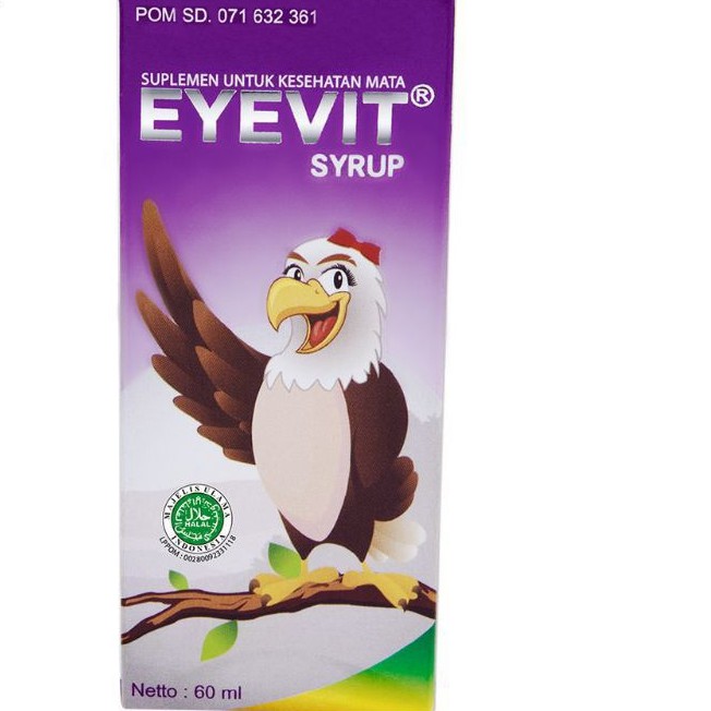 EYEVIT Syrup - Botol isi 60ml - Vitamin Mata - EYEVIT SIRUP