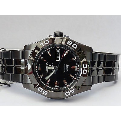 Seiko 5 Sports SNZH93K1 Automatic Black Bracelet | Jam Pria SNZH93