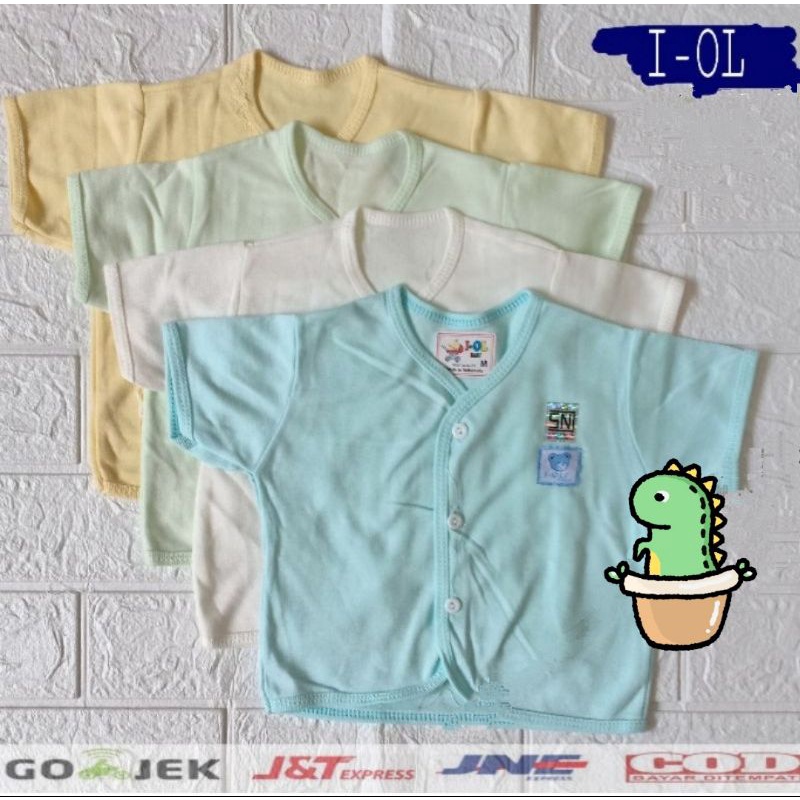 6pcs_ BAJU BAYI NEWBORN POLOS IOL SNI / BAJU IOL POLOS