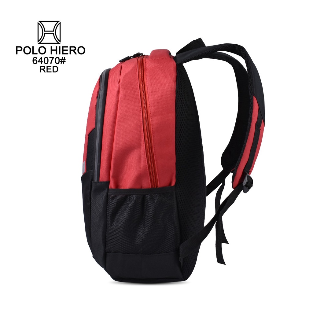 (RF) Tas Sekolah Polo Hiero N64070 Tas Ransel Laptop Fashion Tas Pria Backpack Fashion Tas Ransel Punggung