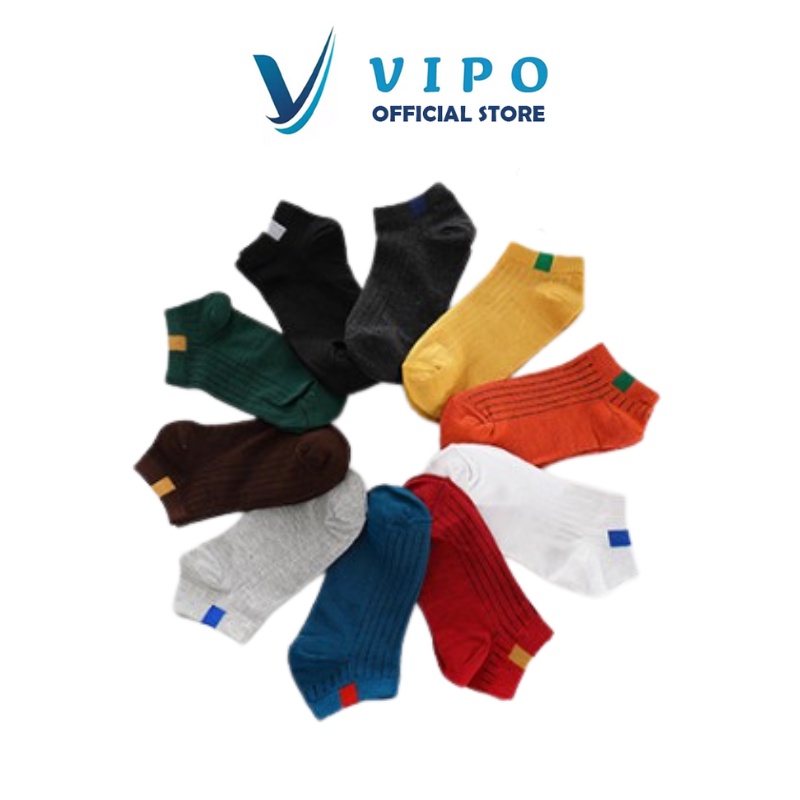 Vipo Shop  Kaos Kaki Polos  Unisex Fashion Wanita / Pria Kaos Kaki Import