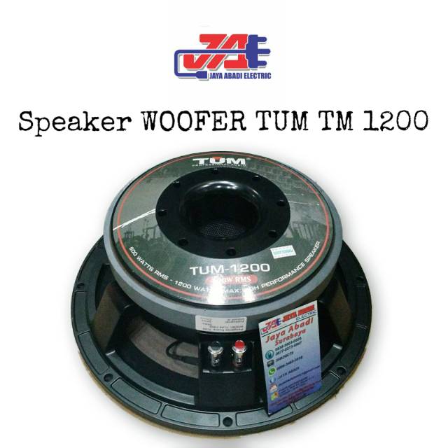 Speaker Komponen WOOFER TUM TM 1200