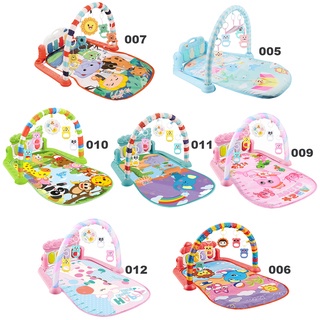 MurmerOfficial Baby Play Gym Mainan Anak Bayi Rattle &amp; Piano Playmat Matras / Kasur Bayi Playgym Musical T005 T006 T007 T009 T010 T011 T12