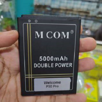 Battery Batre Baterai Double Power Mcom Welcome P30 Pro