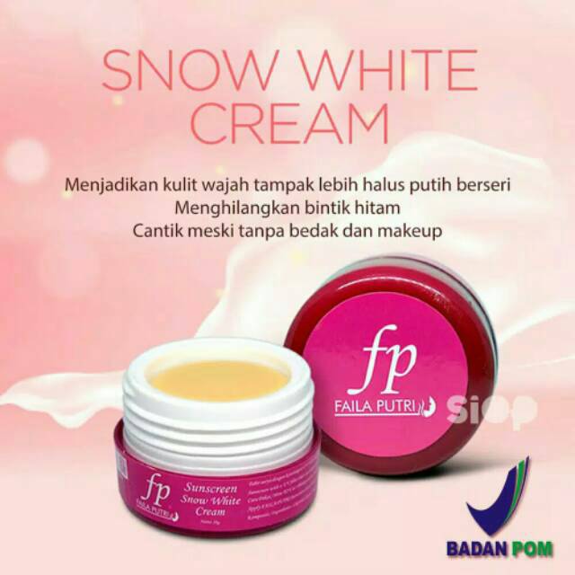 CREAM SIANG SNOW WHITE