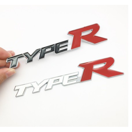 Emblem metal Type R