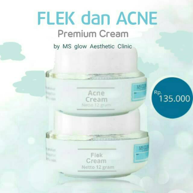 Acne atau Ultimate Flek Cream Premium Aesthetic Clinic MS glow Cantik skincare Original Krim Klinik