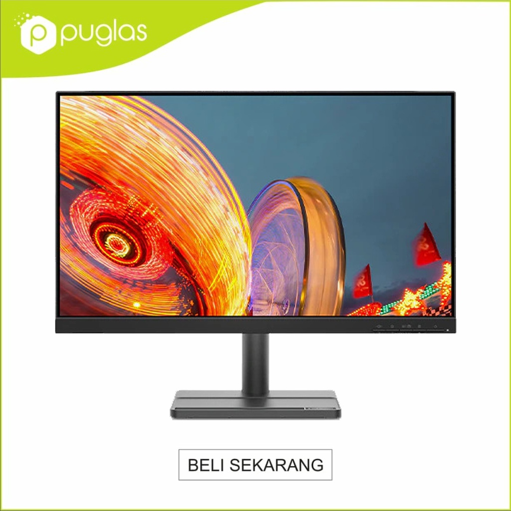 LED Monitor Lenovo L24E-30 FHD HDMI VGA 23.8" Inch For Laptop PC Komputer