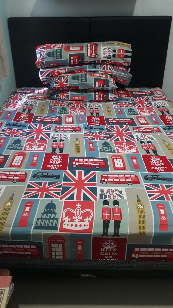 Suamimalasshop Sprei Kendra Minimalis Flat 160x200 Cm