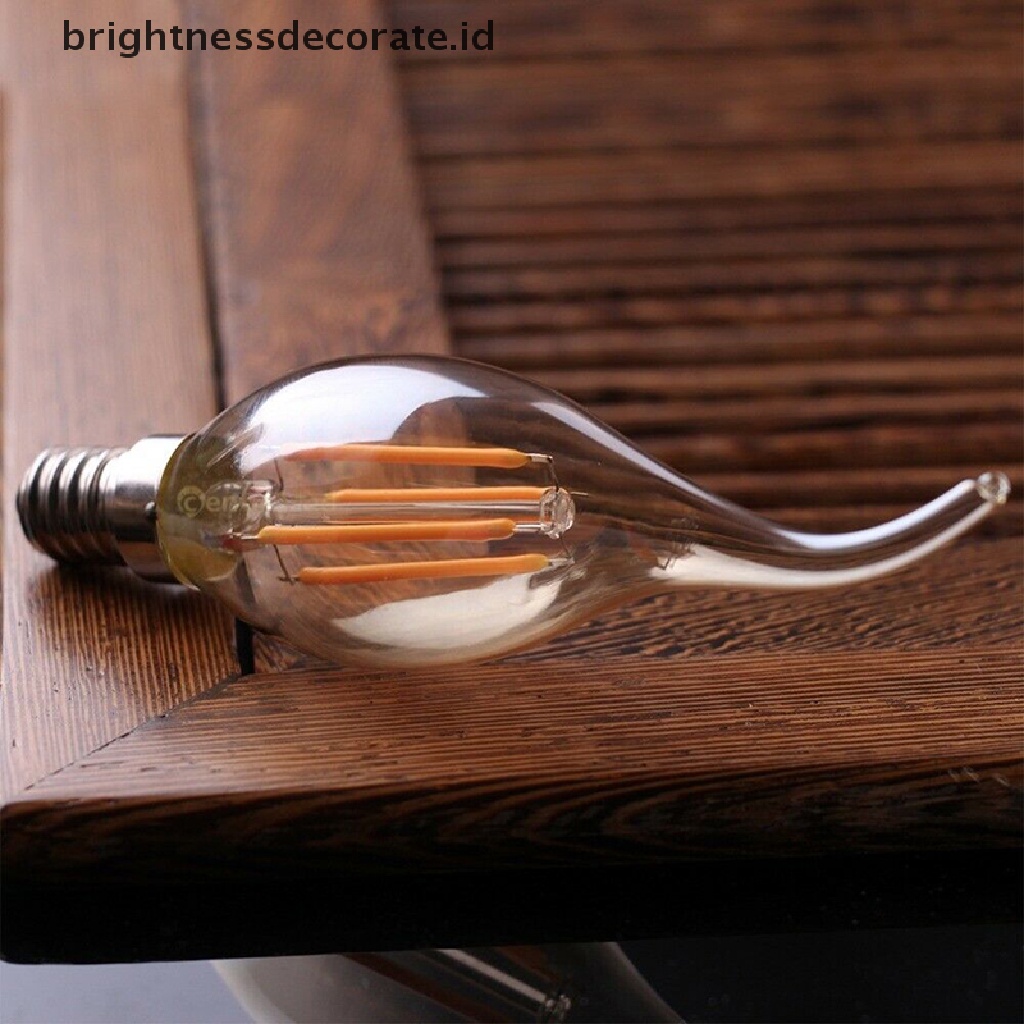 [birth] Dimmable E14 Bulb LED 2W 4W 6W Edison Retro Filament Candle Light 220V 240lm [ID]