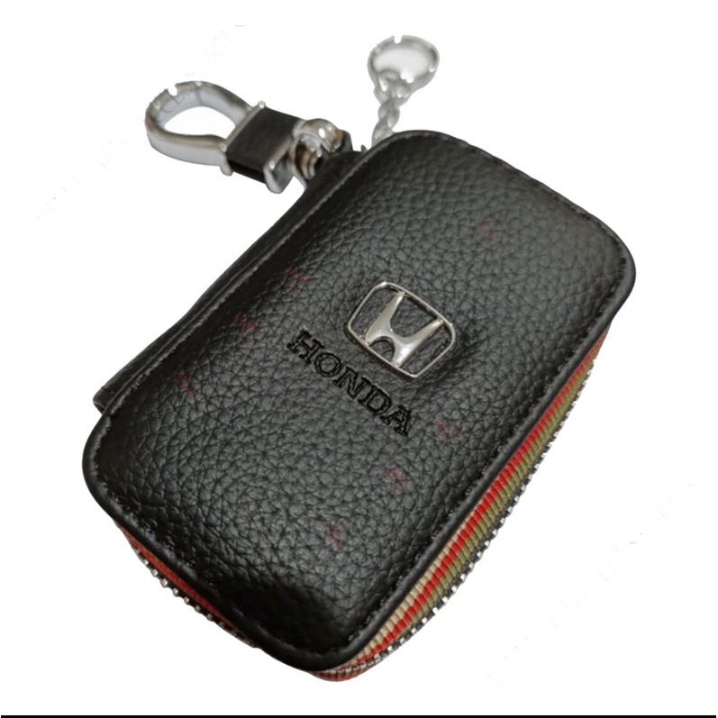 Dompet kulit stnk motif logo Honda