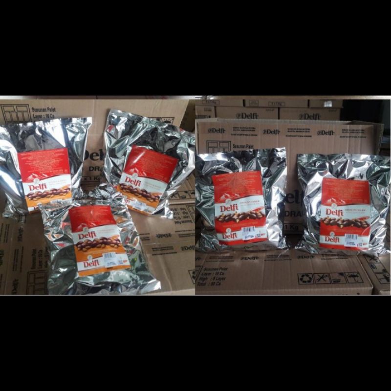 

Coklat delfi almond dan cashew 500 gram