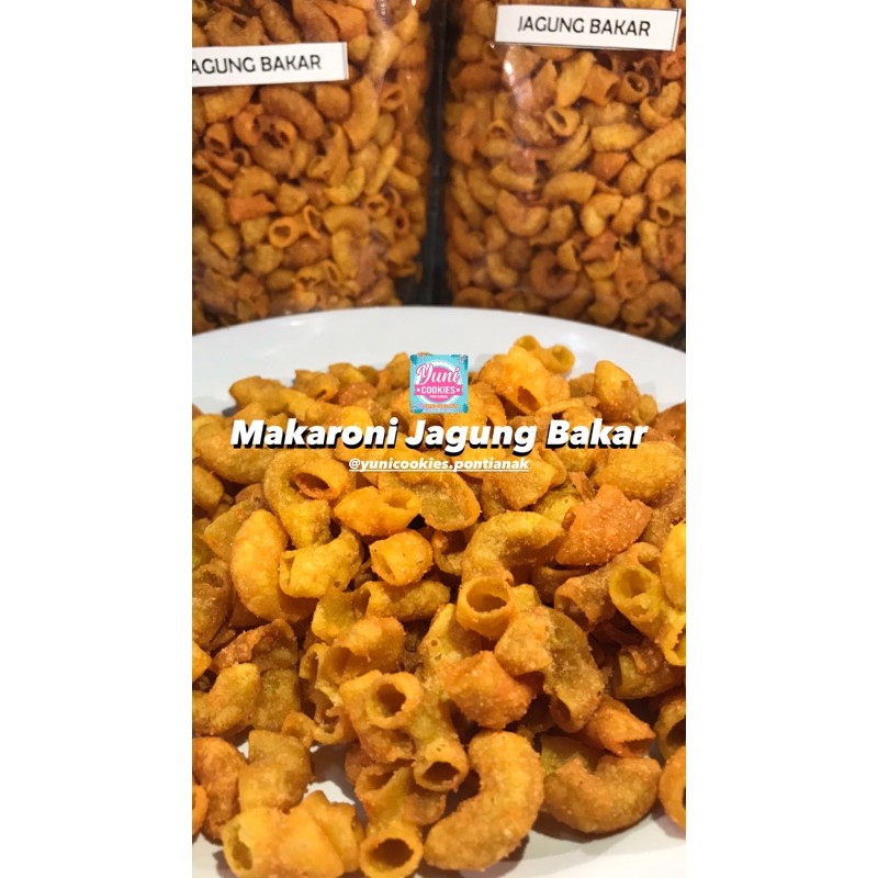 

Makaroni Bantat Jagung Bakar/250gr @yunicookies.pontianak