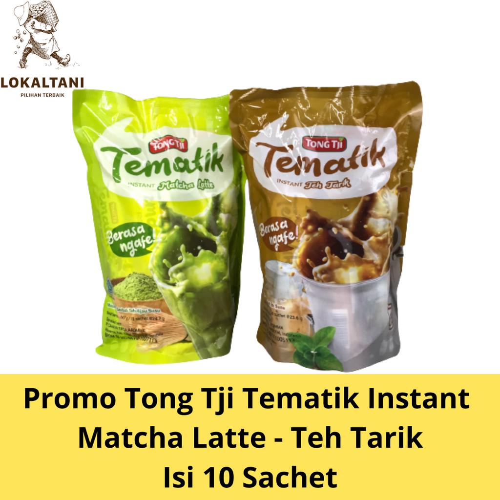 

Promo Tong Tji Tematik Matcha Latte+Teh Tarik (Isi 10 Sachet)