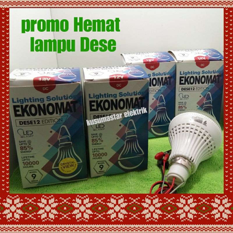 Lampu led 9 watt.ekonomat.12v. lampu led 9 watt.CC