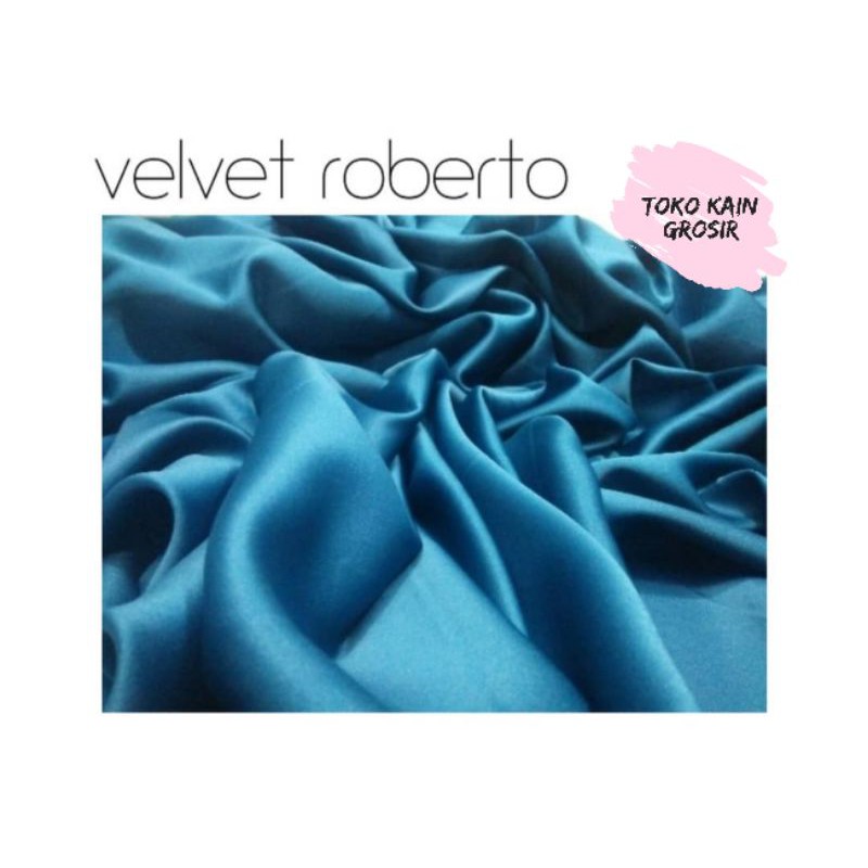 Kain Satin Velvet By Roberto Cavali Jr Kain Dalaman Brukat Tile Shopee Indonesia