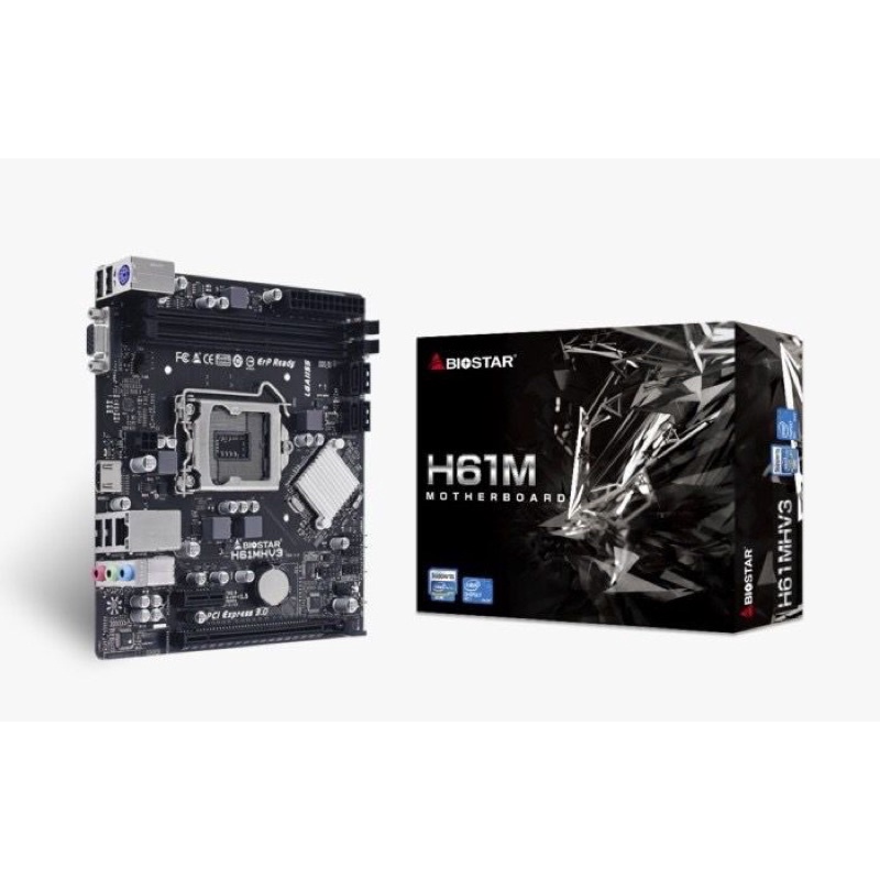 MOTHERBOARD BIOSTAR H61 SOCKET 1155 Garansi resmi