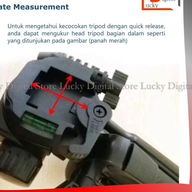 Quick Release Plate/Dudukan Tripod Somita Takara Bilico Weifeng Zomei - Plate 3540