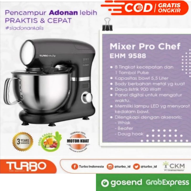 Turbo mixer prochef EHM 9588