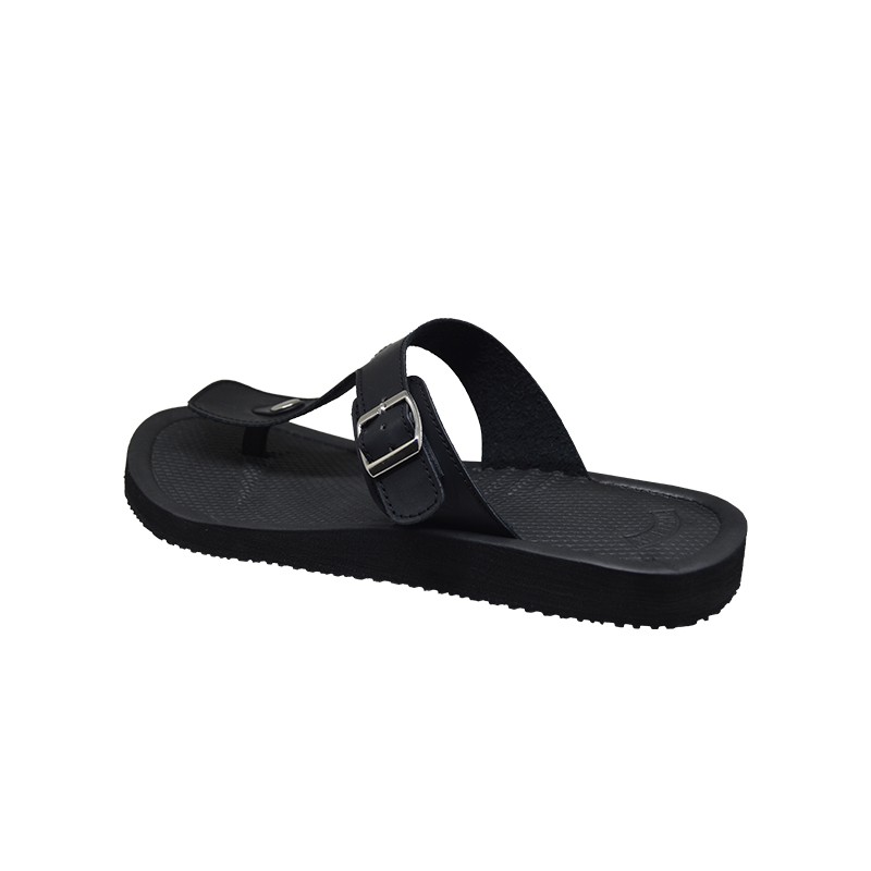 THREE BOX - Sandal Jepit Andromeda Casual Ringan Unisex Black ORIGINAL