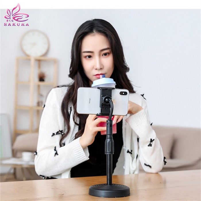 Broadcasting Stand Holder Putar 360° Phone Holder Portable-SOSOYO