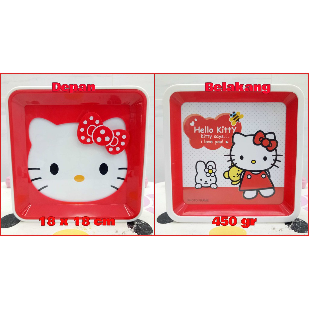 Bingkai Foto / Photo Frame Hello Kitty 2 Sisi
