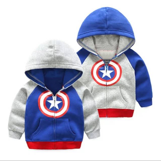 jaket sweater anak hoodie bahan tebal | Shopee Indonesia