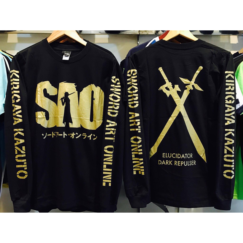 Longsleeve SAO Gold Sword Art Online Anime