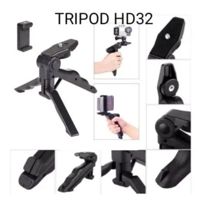 Tripod Mini HD 32 Tripod 3in1 Hp Kamera Gopro