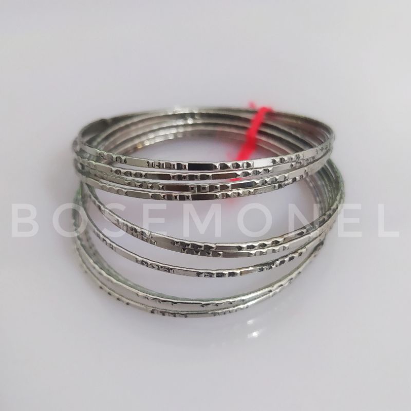 GELANG MONEL MODEL KRICIK ISI 12 SET