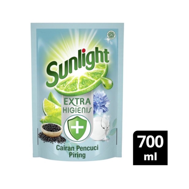 SUNLIGHT Extra Higienis (Habbatussauda) Extra Anti Bau Refill 700ml
