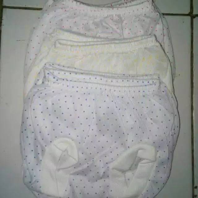 Celana Pendek 1 lusin / Celana pop / celana kaca mata anak bayi harian motif bintik newborn