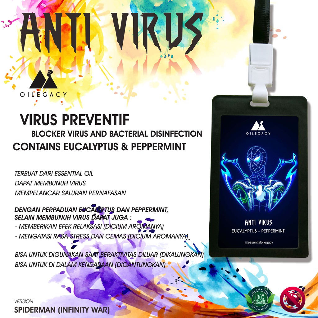 KALUNG ANTI VIRUS | EUCALYPTUS | PEPPERMINT | VIRUS | KESEHATAN | ESSENTIAL OIL | EKALIPTUS