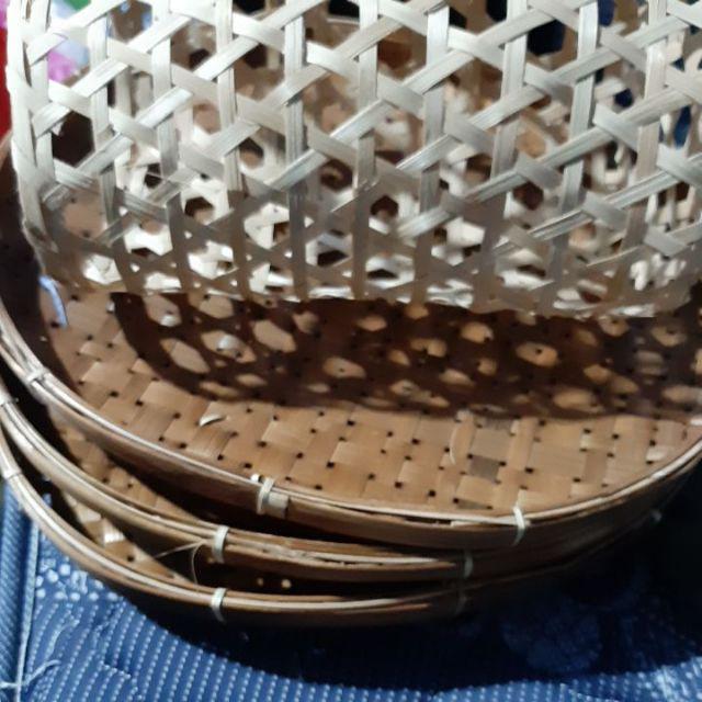 (kl03) Klongsong Toples M Natural D13cm T 18 Cm Ready. Toples Bambu. Toples Anyaman Bambu Hampers