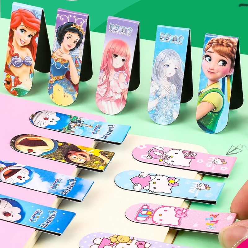 

Pembatas Buku Magnet Magnetic Bookmark Disney Princess BTS