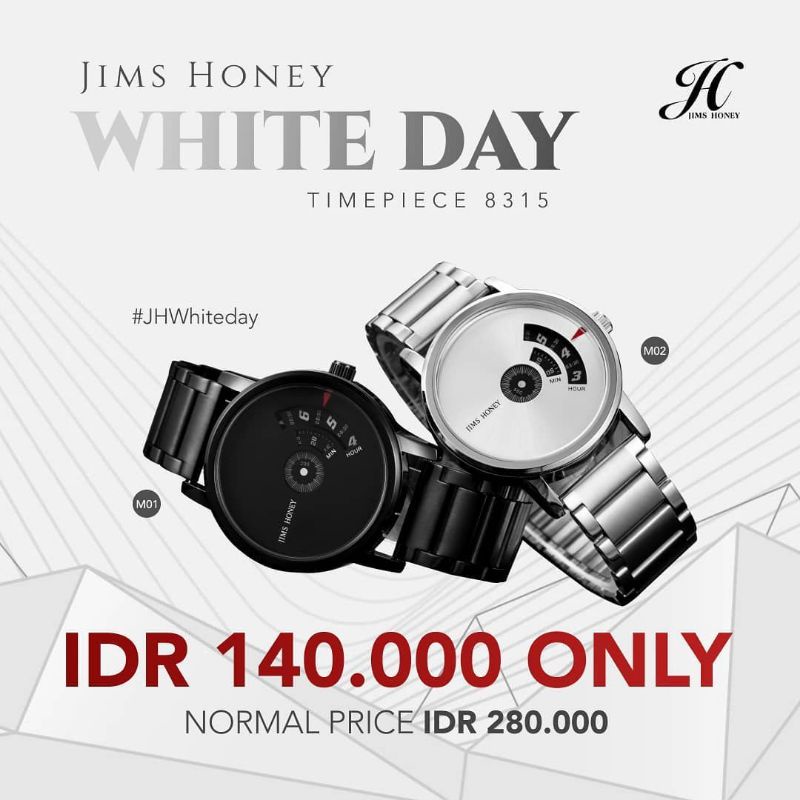 JIMS HONEY TIMEPIECE 8315 / JAM TANGAN JIMS HONEY 8315 / JAM TANGAN PRIA / JAM TANGAN ANTI AIR / JAM