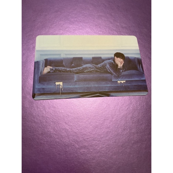 OFFICIAL PC photocard BTS Suga murah banget BE rebahan