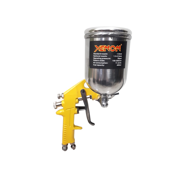 XENON Spray Gun F75 G Tabung Atas - Semprot Cat Air F 75 PAKET plus MASKER CORONG 1