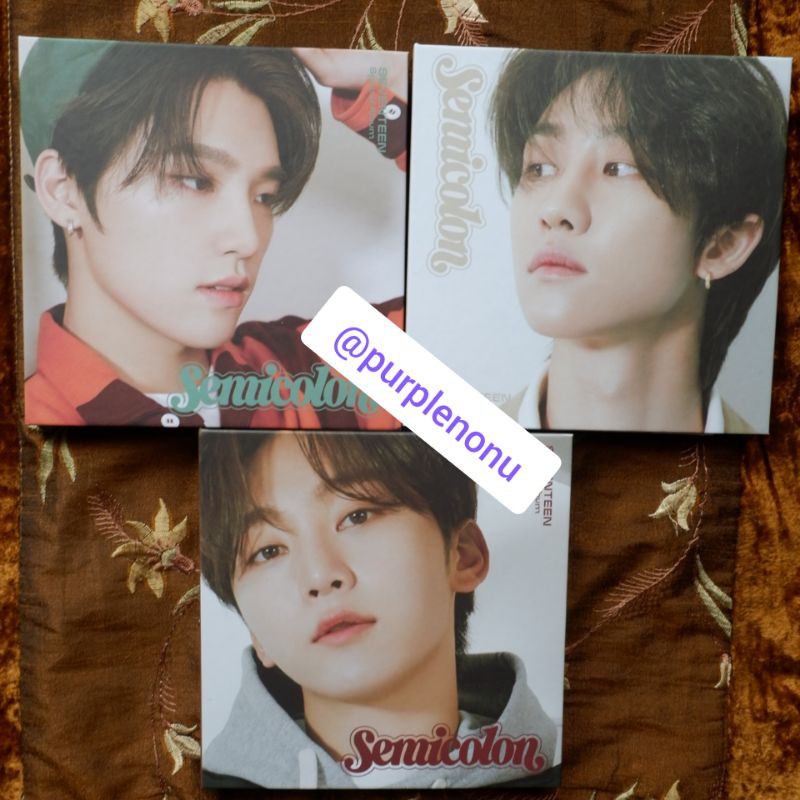 Digipack PC Member Seventeen Semicolon The8 Dino Seungkwan