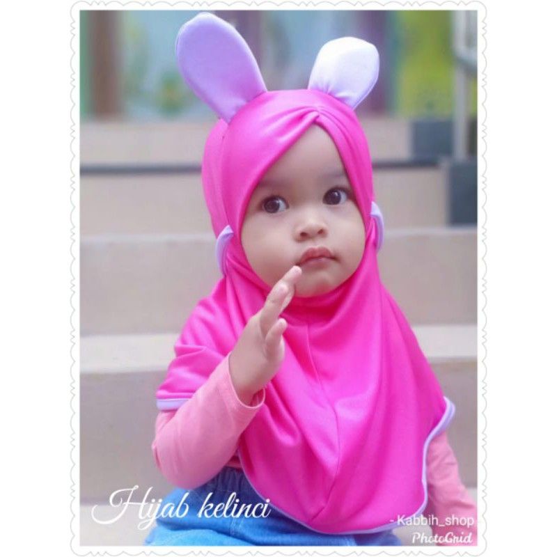 Hijab Anak Kelinci || Hijab Anak Lucu || Jilbab Balita