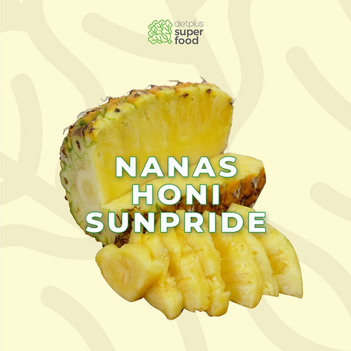 

Nanas Honi Sunpride Manis Segar 1 buah 1000 gr / 1 kg Dietplus Superfood