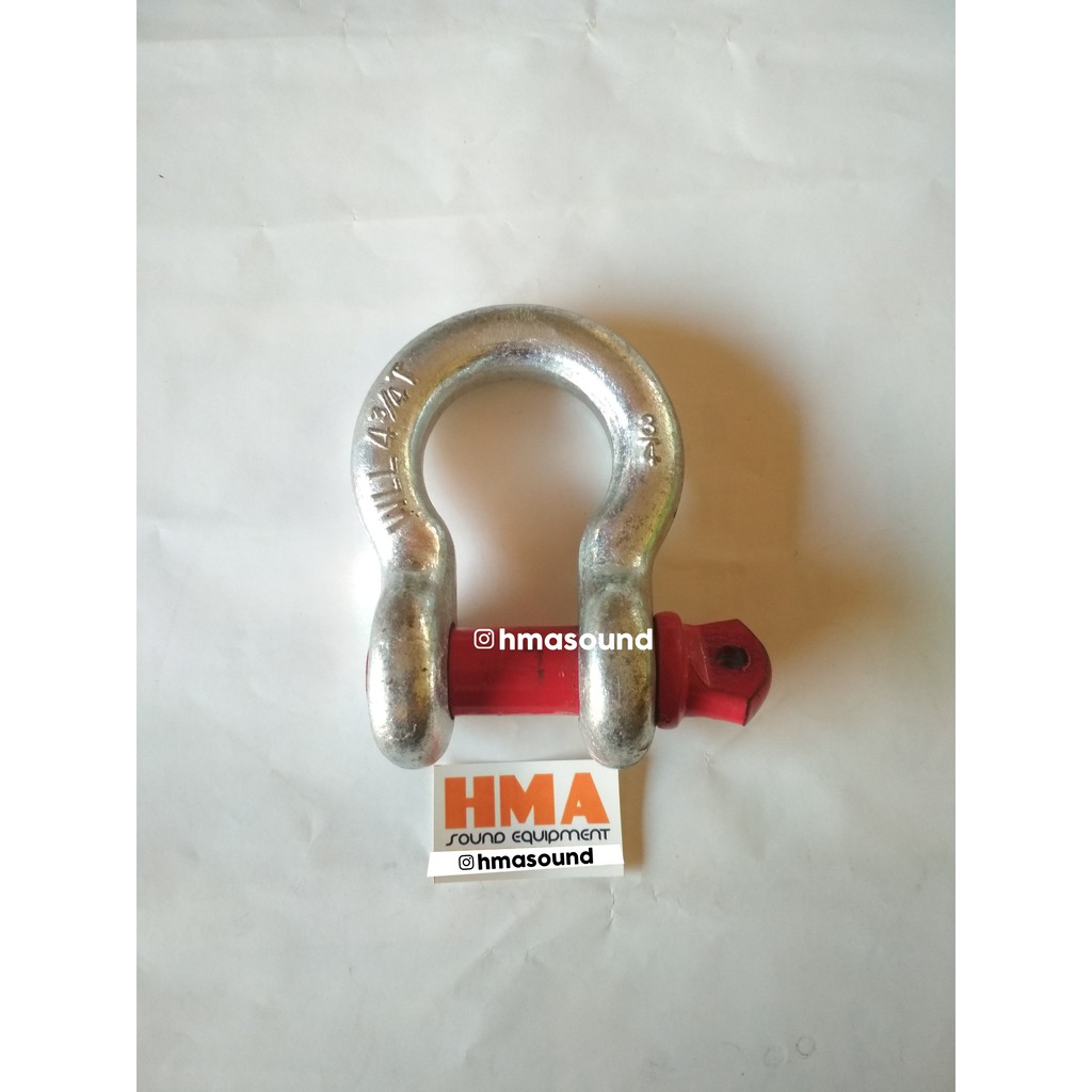 Segel Omega / Bow Shackle / Shackle Omega 5/8