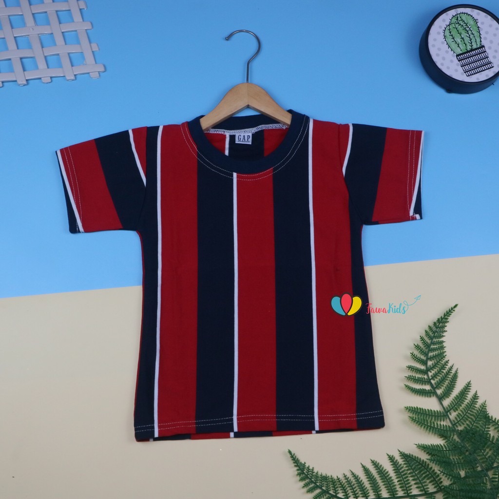 Kaos Salur uk 5-6 th / Kaos Anak Cowok Baju Anak Kaos Salur Kaos Lengan Anak Kaos Murah Kaos Anak