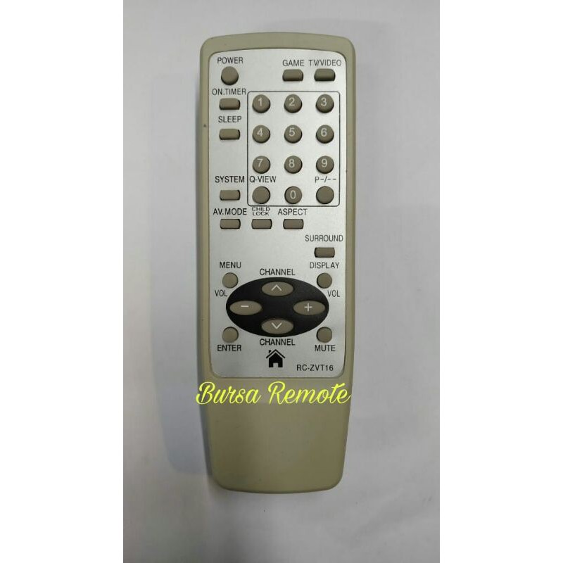 REMOT / REMOTE TV TABUNG AIWA type RC-ZVT16 / ECER DAN GROSIR