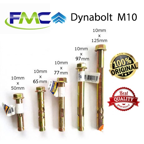 Dynabolt m10 Dinabolt 10 Baut Dinding Bracket TV Gantungan Dinding Tembok Aksesoris Perkakas