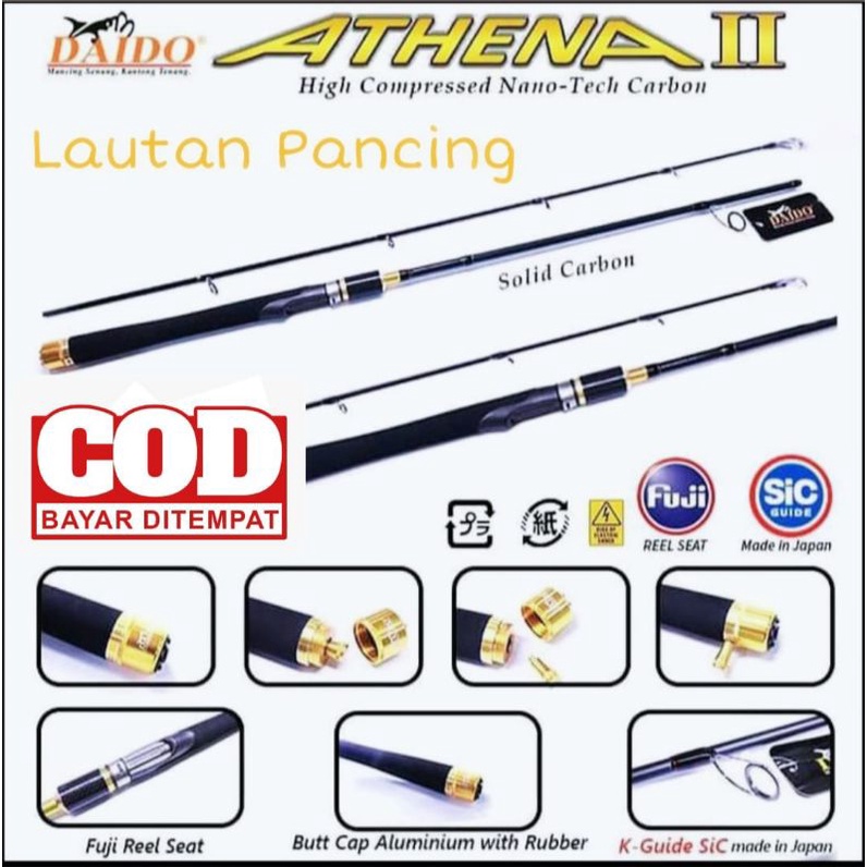 Joran Daido Athena 2 Solid Carbon 180Cm / Daido Athena II